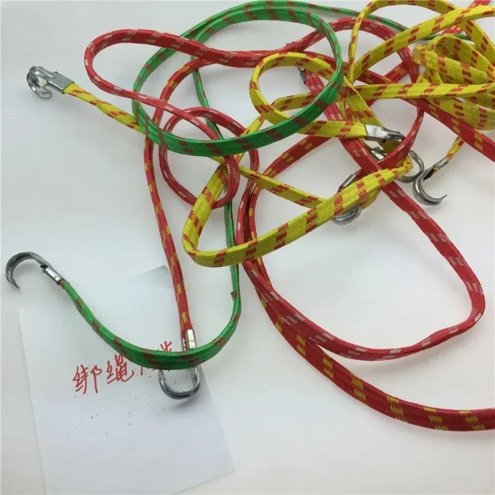 2027 for  Motorcycle straps luggage rope electric bike tendon rubber band colorful belt high elastic bandage