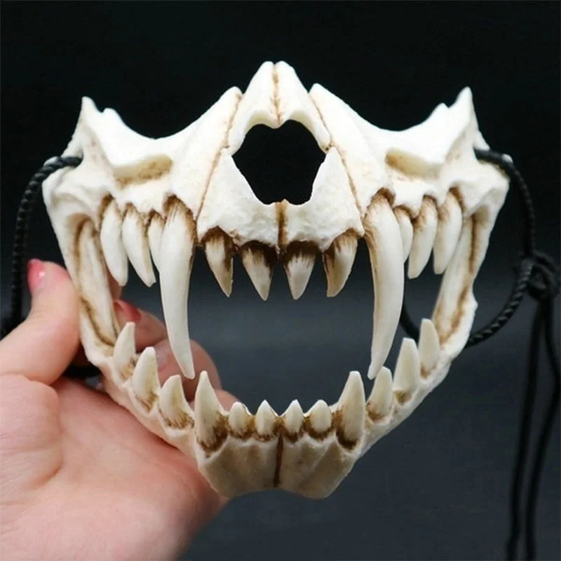 Halloween Demon Masker Carnaval Weerwolf Schedel Masker Cosplay Kostuums Anime Cosplay Masker Gezicht Hoofddeksels Horror Party Props