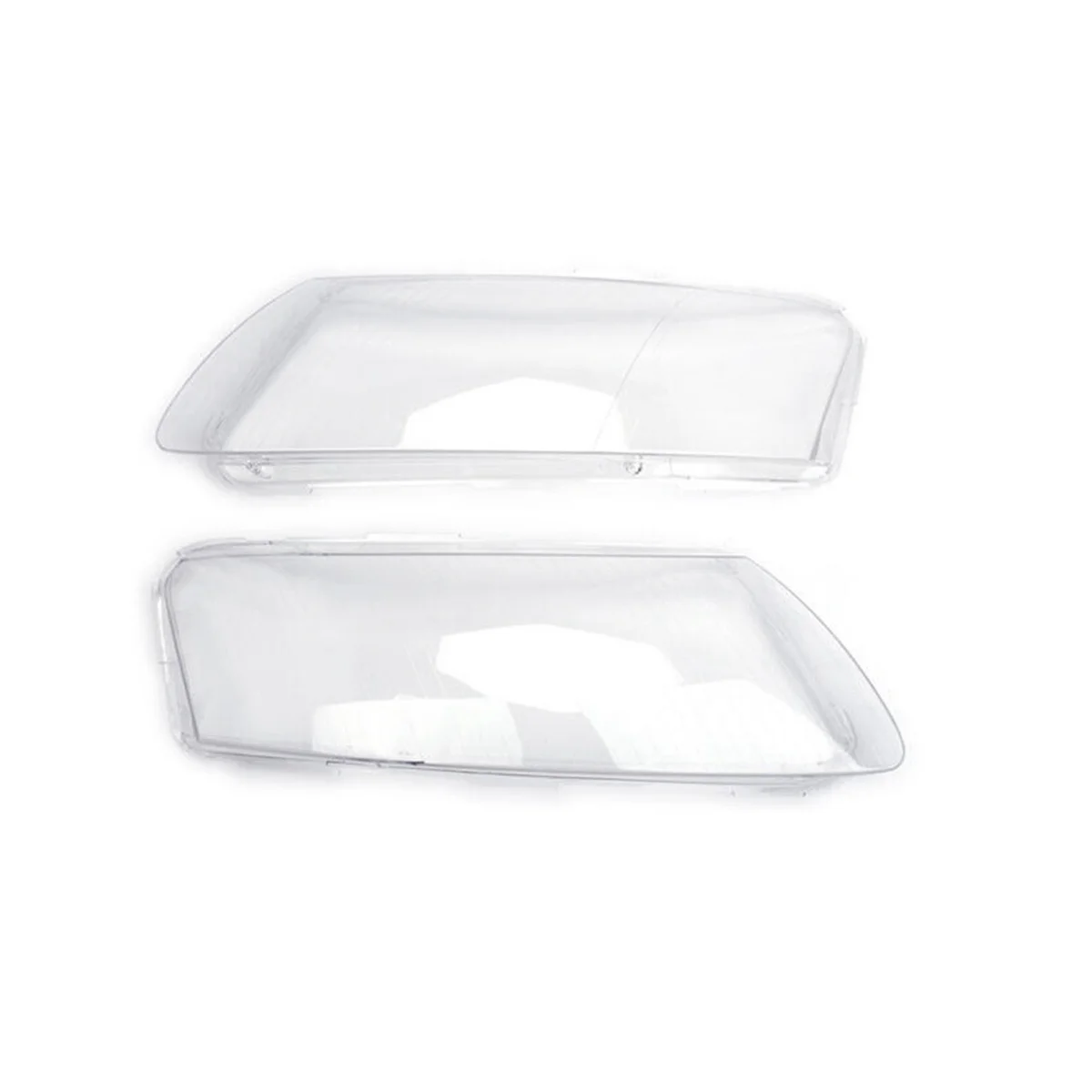 

2PCS Set Car Front Headlight head light lamp Lens Cover Clear Fits for -Audi A6 -C6 2006-2011 4F0941003 4F0941004