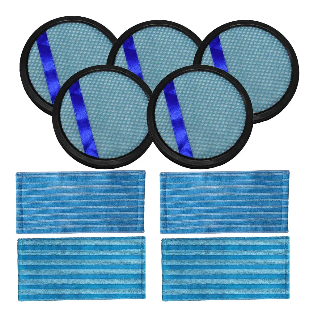 Pre Motor filter Mop Pads replacements for philips FC6400 FC6402 FC6405 FC6408 FC6409 FC6166 vacuum cleaner Rags accessories