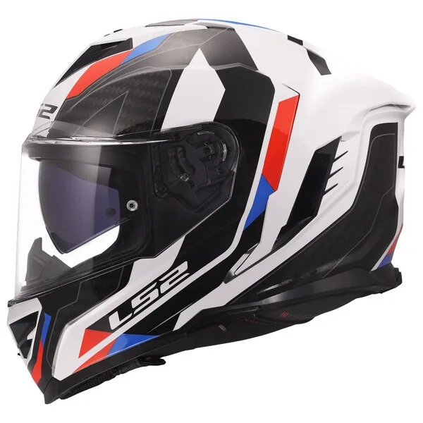 LS2 FF818 Dual Visor Motorcycle Full Helmet Unisex All-Season Small Shell Full Face Helmet Anti-Fog with Large Rear Spoiler