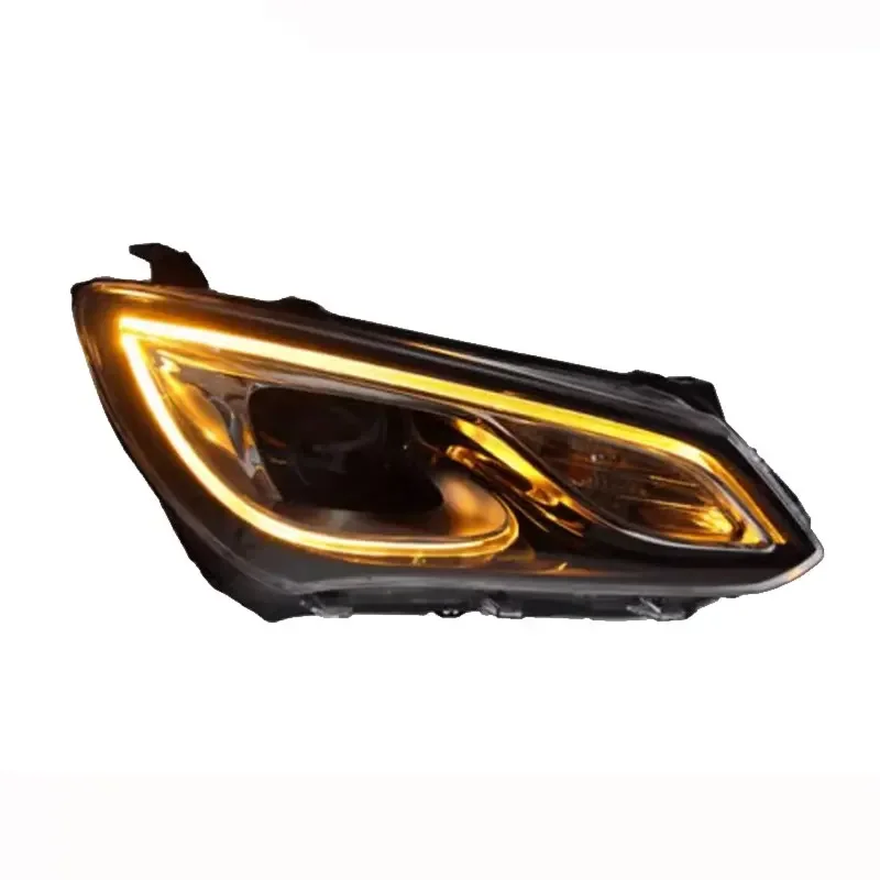 مصباح الرأس لـ Buick Excelle LED المصباح 2015-2017 المصابيح الأمامية LED ضوء النهار الجري عين الشيطان مصباح زينون عالي الجودة