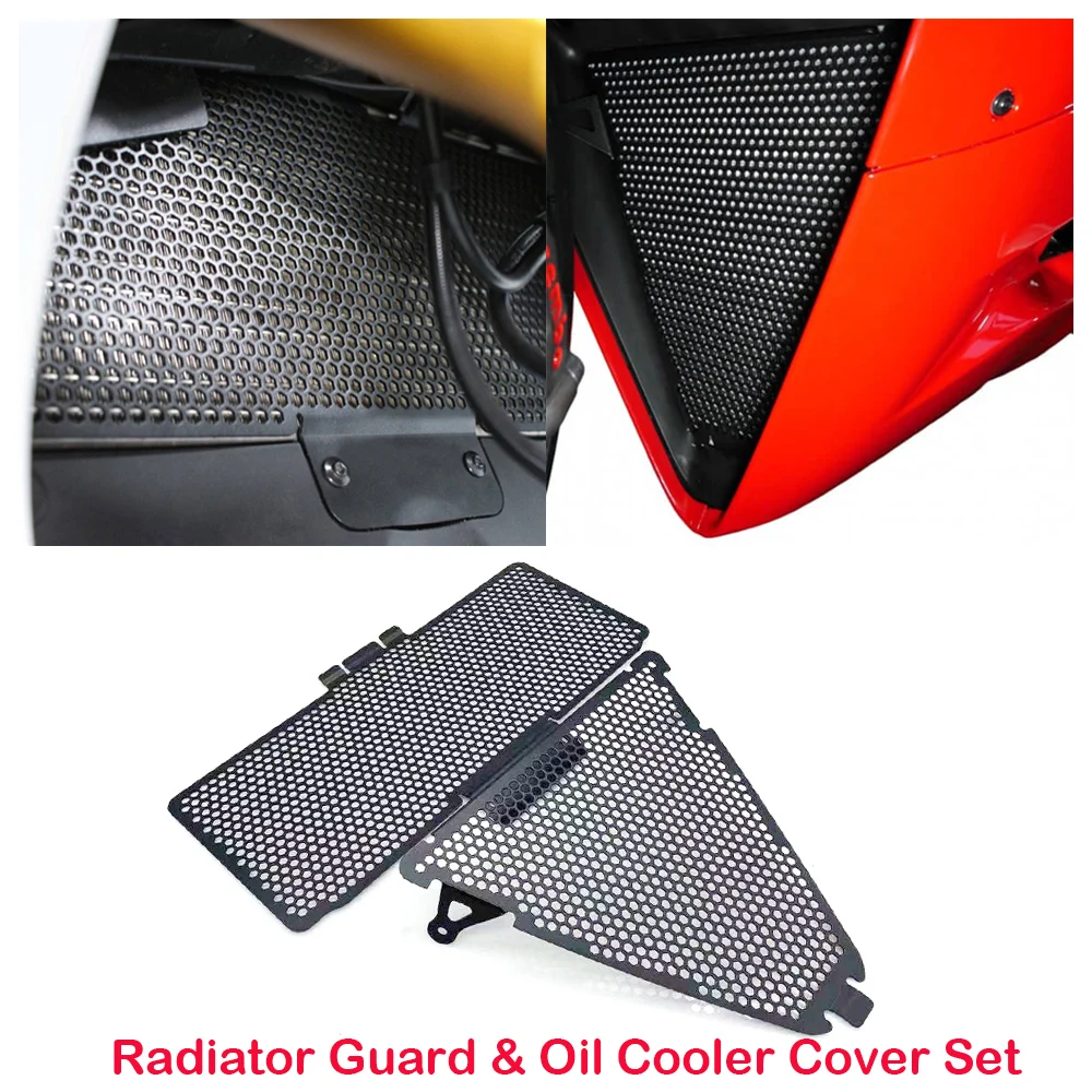 

Fits for Ducati Panigale V2 899 959 1199 1299 Superleggera 2013-2024 Motorcycle Radiator Guard And Oil Cooler Grille Cover Kits