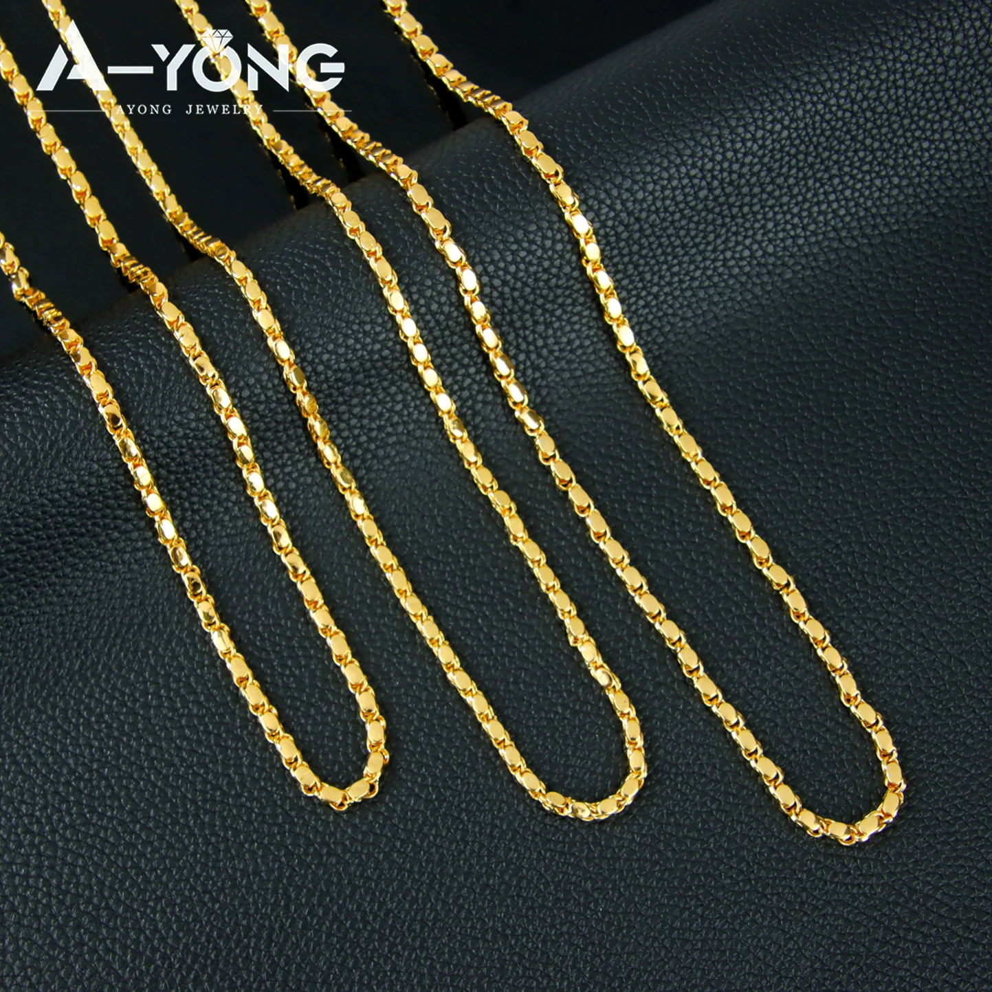 Dubai Mode Lange Halskette 21k Vergoldet 60/80/100cm Türkische Braut Vintage Ketten Schmuck Arabischer Hochzeitsschmuck für Frauen – Detail 9