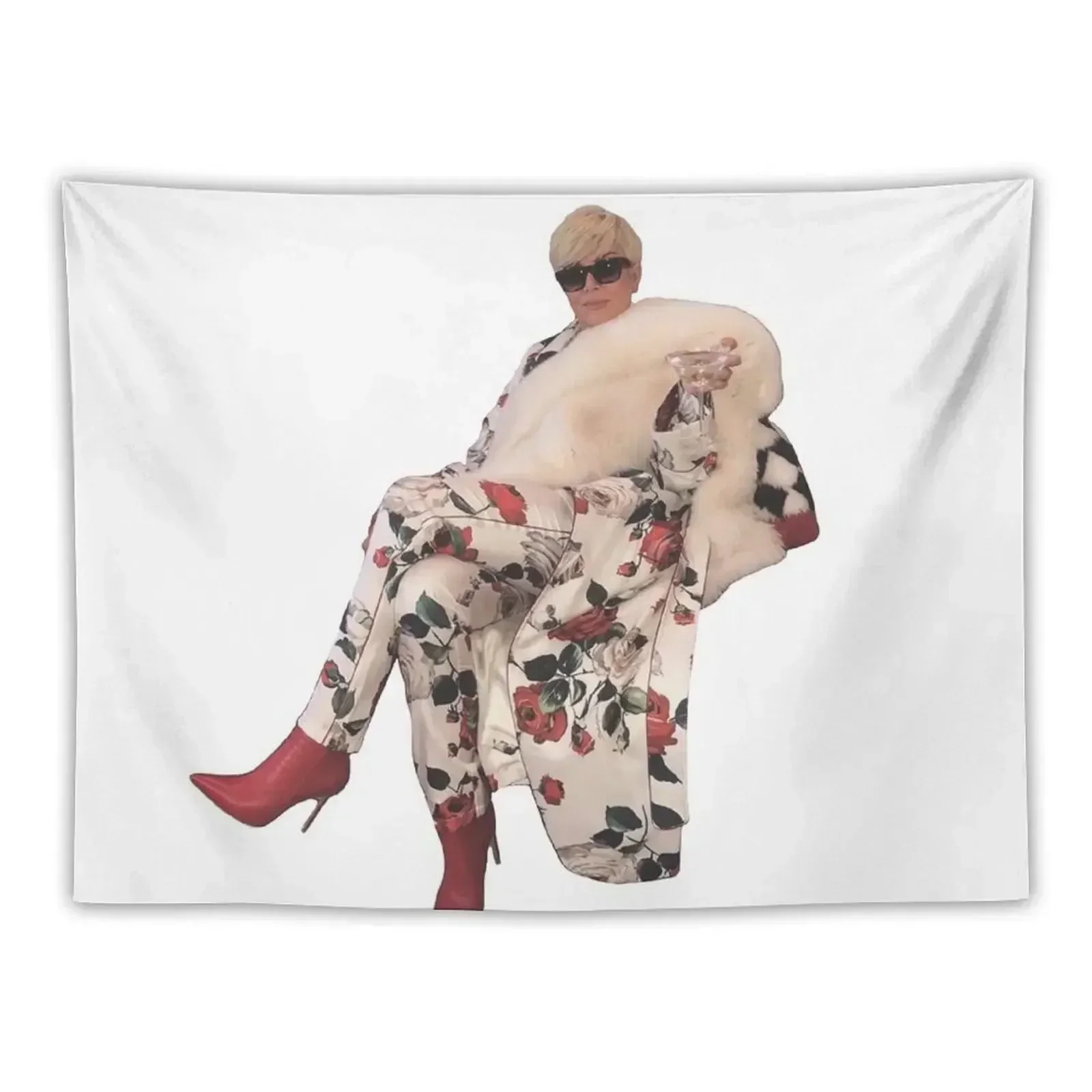 

Kris Jenner Tapestry Wall Decor Hanging Bedroom Decor Aesthetic Decor Home Tapestry