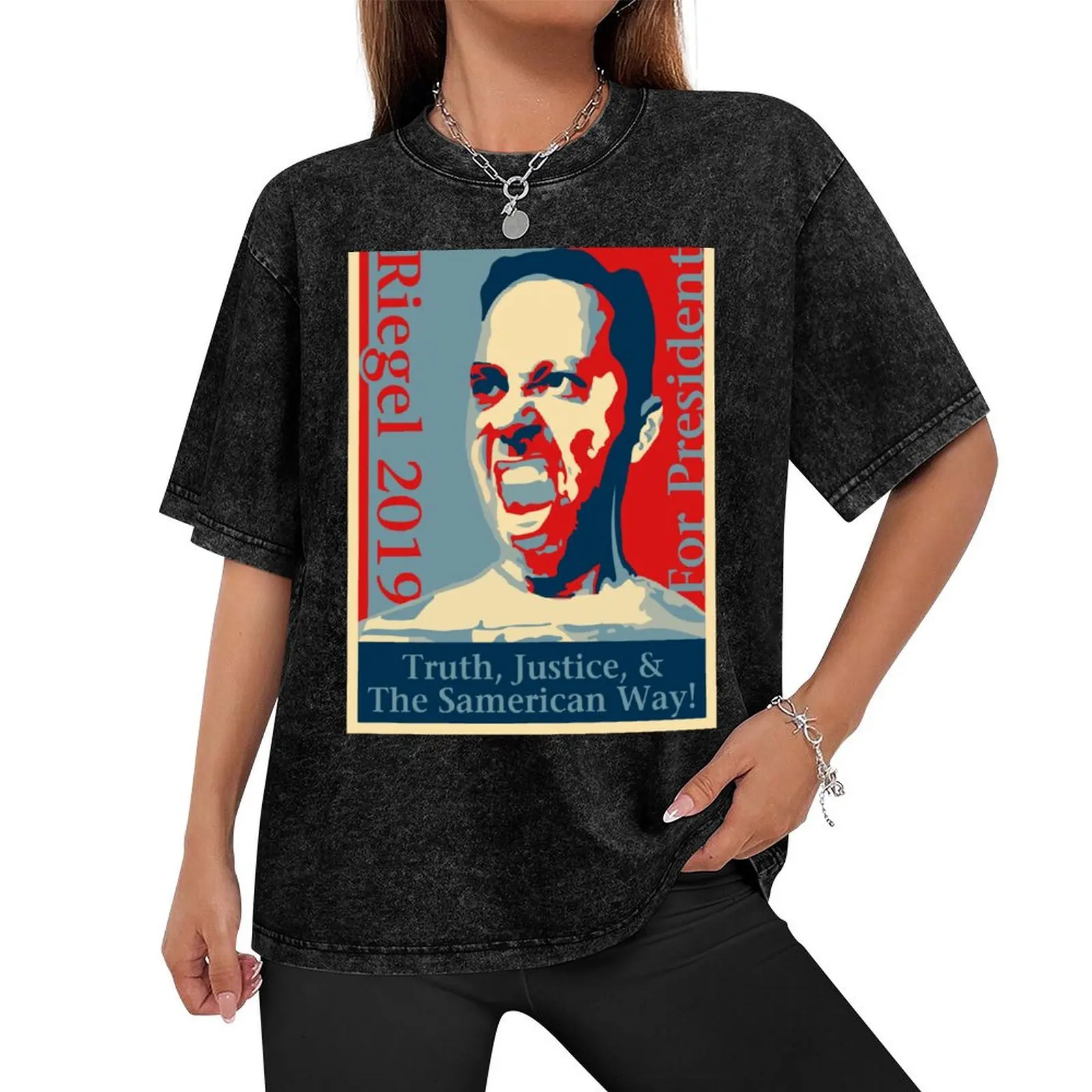 Sam Riegel 2019 for President of D&D Beyond - Ver 2 T-Shirt shirts graphic tees designer shirts mens designer clothes