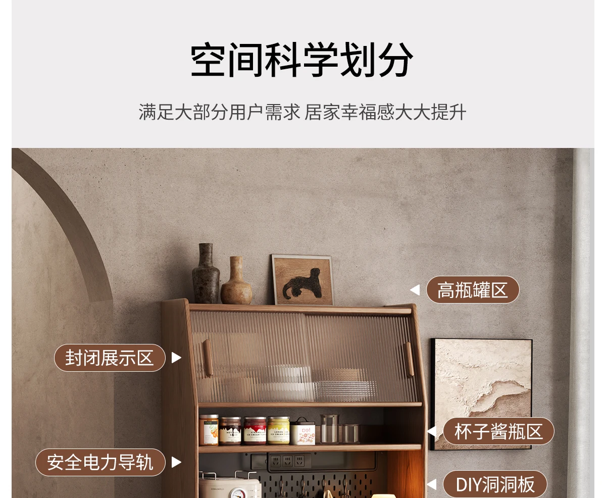 Solid wood folding dining table household small apartment dining table antique multi-function invisible push-pull