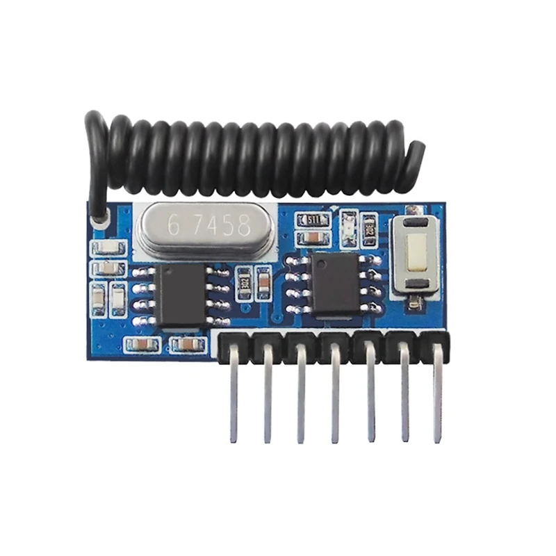 Receptor RF Aprendendo Módulo Decodificador de Código, Sem Fio, 4 CH Saída, Controles Remotos, Codificação, 315MHz, 1527, 2262