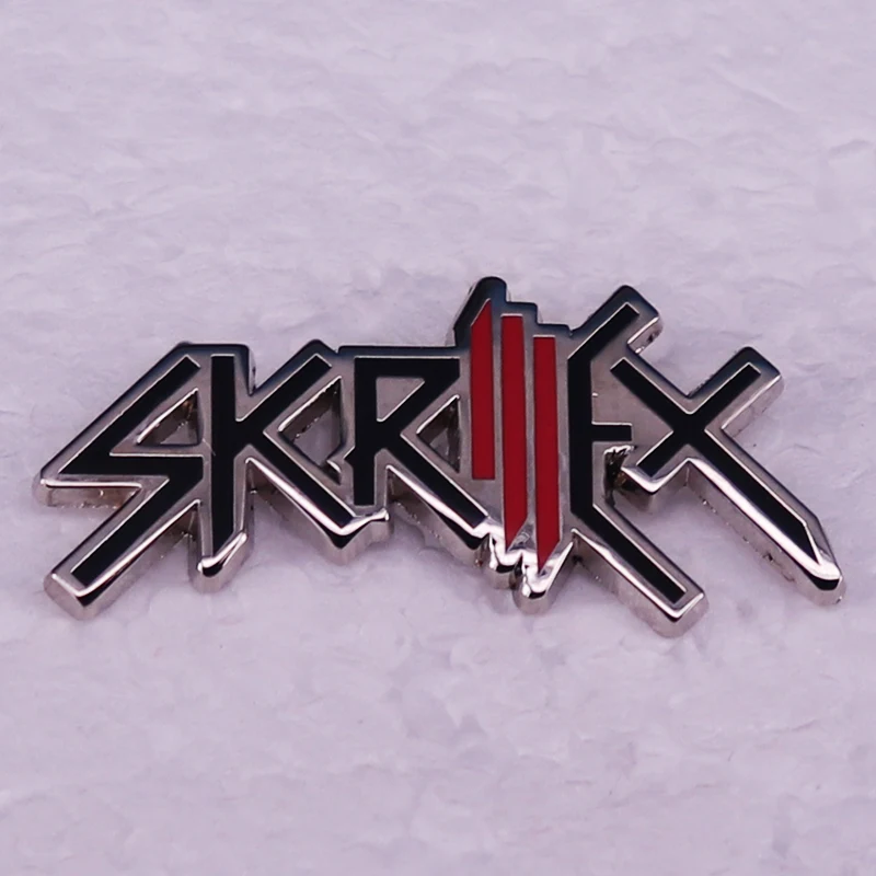 American DJ and Record Producer Symbol Badge Enamel Pin Music Jewelry