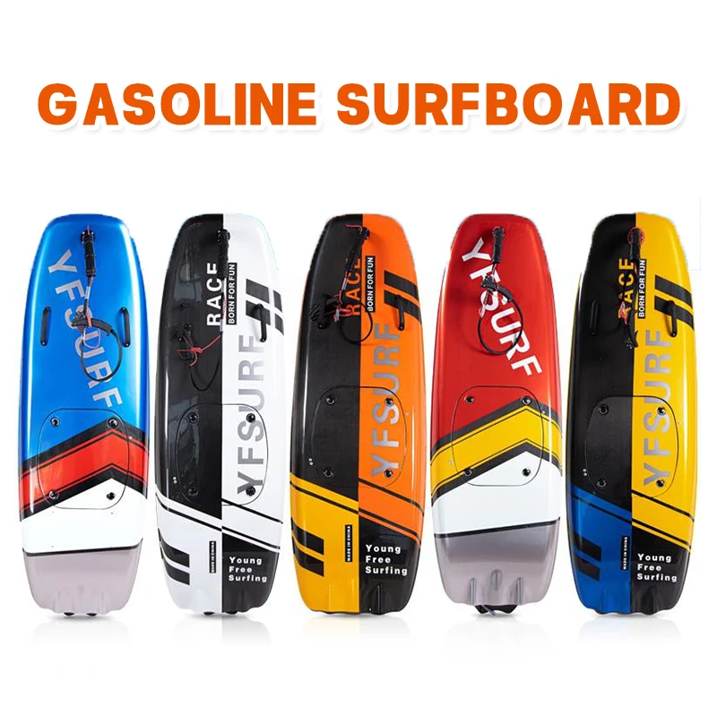 Factory 110cc 50km/h Carbon Fiber Jet Surfboard Motor Jet Board Gas Powered Surfboard Sports Carbon Fiber Engine