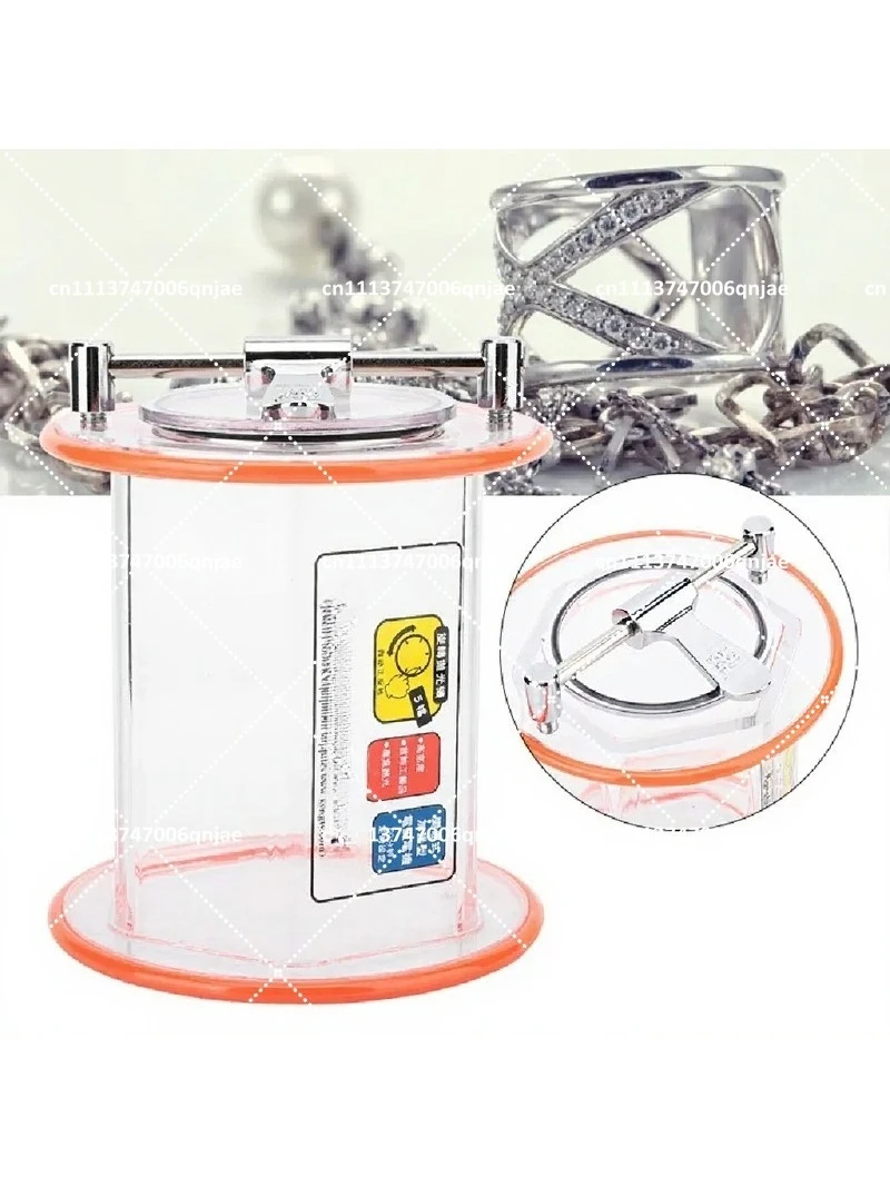Rotary Jewelry Polishing Machine Rolling Drum Polisher Bucket Jewelry Drum Polishing Tool for Metal Finishing