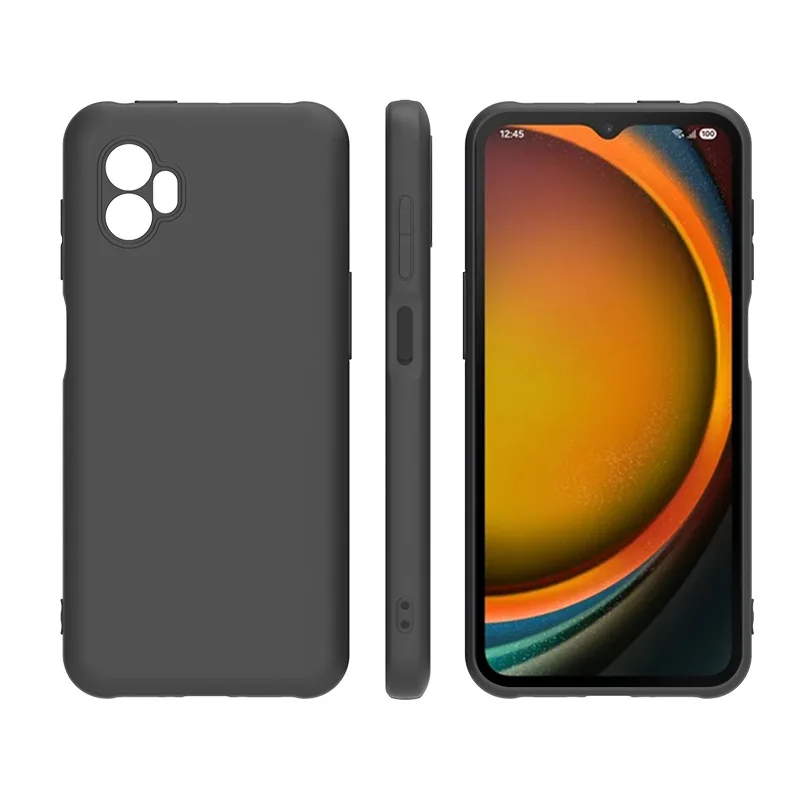 For Samsung Xcover 7 Pro Case TPU Soft Slim Black Matte Case For Samsung Galaxy Xcover 7 Silicone Case Xcover7 7Pro Phone Cover