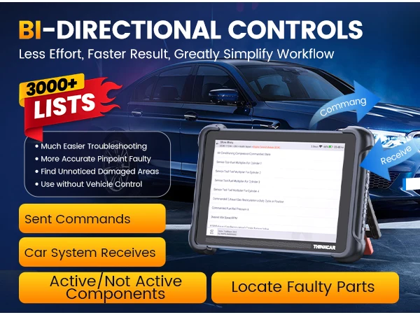 THINKCAR THINKSCAN 689BT AI Key Programming Automotive Diagnostic Tool Bidirectional Obd2 Scanner ECU Coding CANFD DOIP 34 Reset