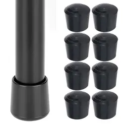 8pcs Chair Leg Caps Rubber Feet Protector Pads Furniture Table Covers Socks Plugs Cover Furniture Leveling Feet Home Decor