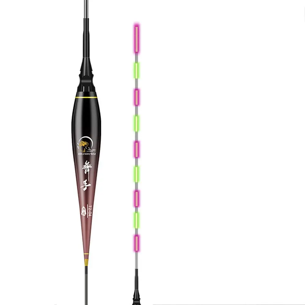Stick Nano Bite Alarm Glowing Night With Battery Fishing Bobber Fishing Float Tube Electric Fishing Float LED Fishing Float