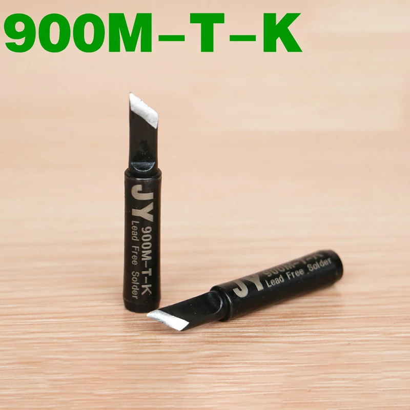 JY – pointes de fer à souder noires sans plomb, 900M-T-K pour Hakko 936 Fx888/888D SAIKE 909D/852 CXG 936d, 1 pièce