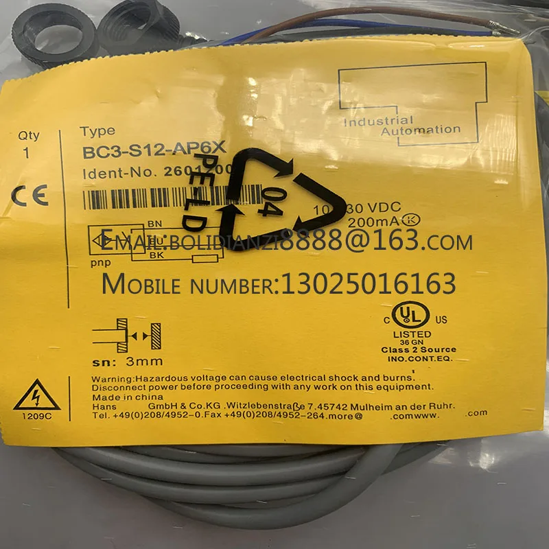 

The brand-new original sensor BC3-S12-AP6X BC3-S12-AN6X in stock
