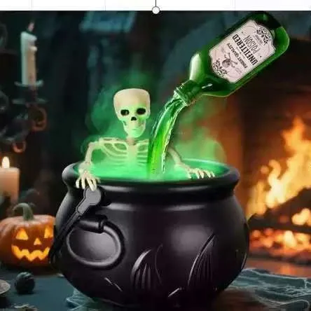 

Halloween Magic Floating Bottle Diffuser Black Witch Bowl Party Decor