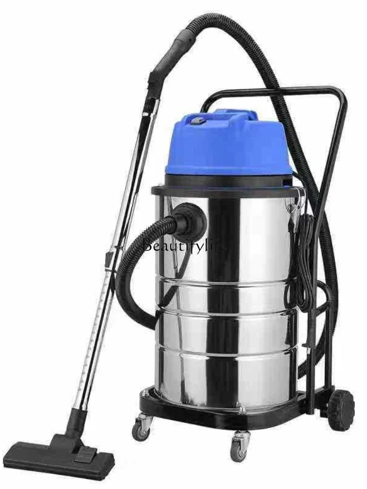 110V Industrial Barrel Vacuum Cleaner High Power Vacuum Cleaner Dry and Wet