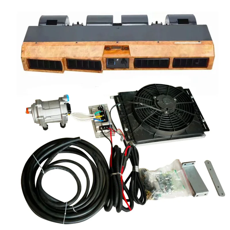 

Electric Auto Air Conditioner System Universal Truck Rv Parking Coller 12v Air Conditioner For Car
