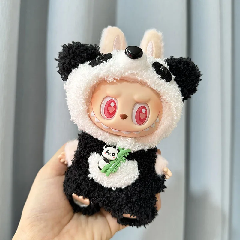 13 Styles Cute Mini Plush Doll'S Clothes Outfit Accessories Korea Kpop Exo Labubu II Idol Dolls Jumpsuit Sitting Party Clothing