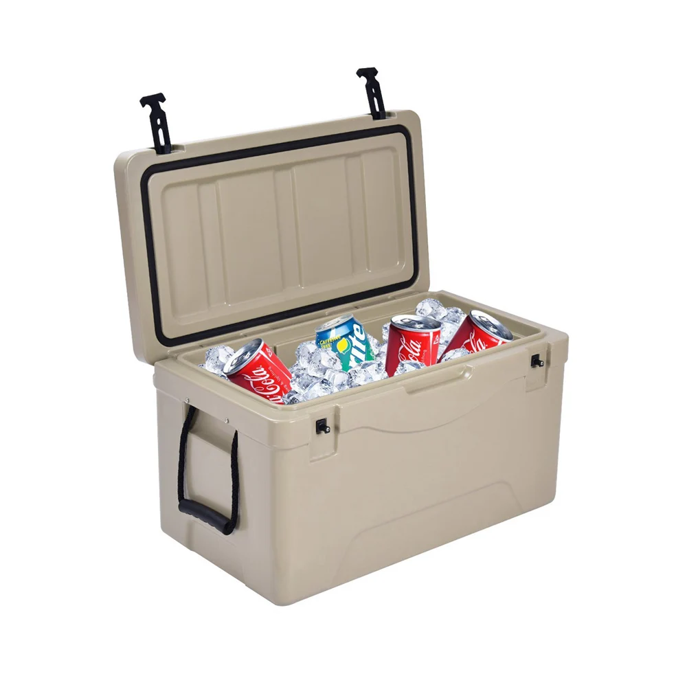 Heavy Duty 60L Rotomolded Hard Sided Fishing Ice Cooler Box