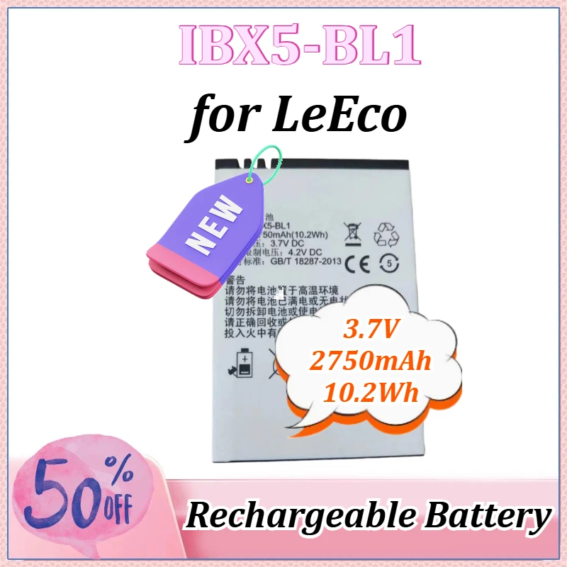 

3.7V 2750mAh 10.2Wh IBX5-BL1 for LeEco Sports Bicycle Lithium Ion Battery Rechargeable Batteries