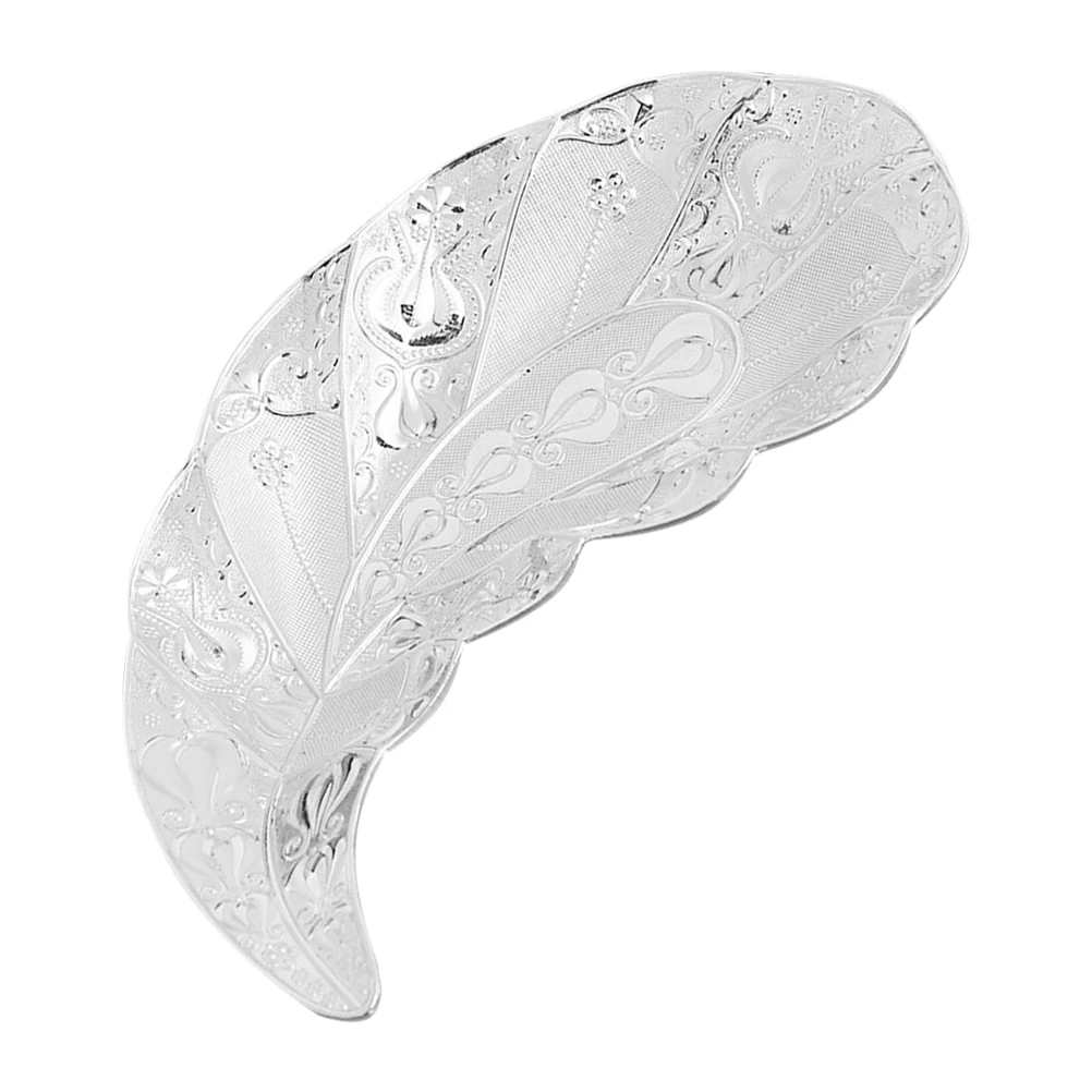 

Silver Zinc Alloy Jewelry Storage Tray Vintage Fruit Dish for Rings Necklaces Coins Space Saving Easy Maintenance
