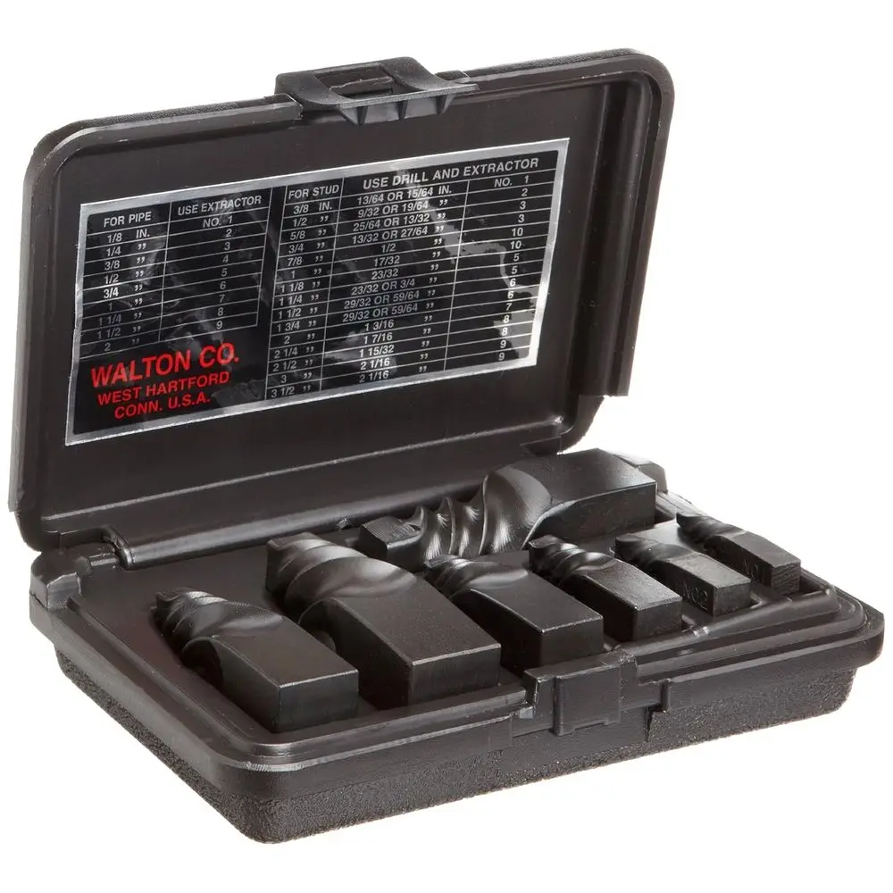 

7 Piece NPT Pipe Stud and Screw Removal Set