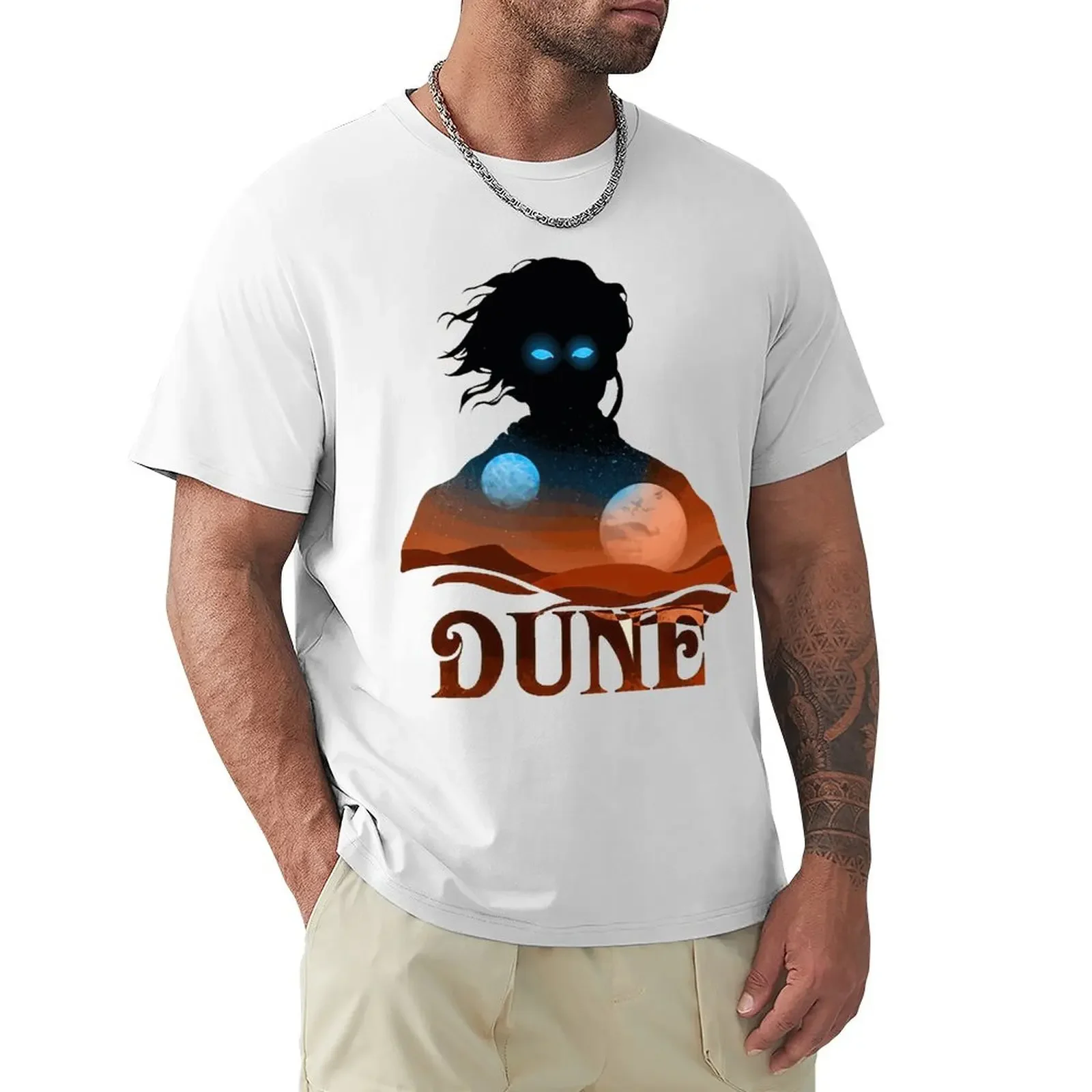 Dune Design V2 T Shirt Harajuku Short Sleeve T-shirt 100% Cotton Graphics Tshirt Tops