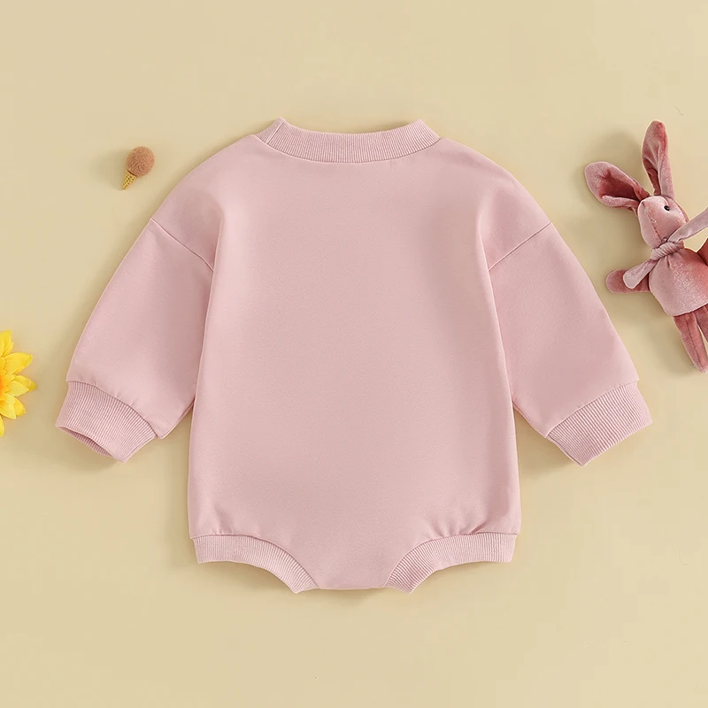 My First Easter Baby Boy Girl Outfit Newborn Infant Bunny Romper Bubble Sweatshirt Bodysuit 1St Easter Baby Clothes