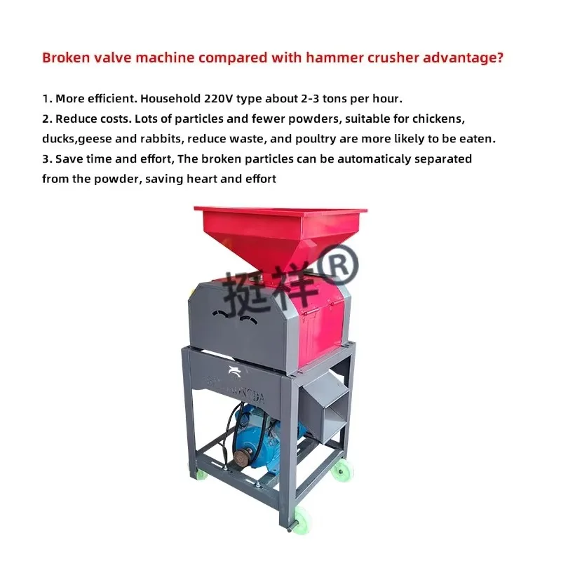 TX محرك تغذية الحيوان كسارة القمح الذرة الفول السوداني نواة فاصل فودر الحبوب طاحونة الذرة مطحنة دقيق آلة طحن #4
