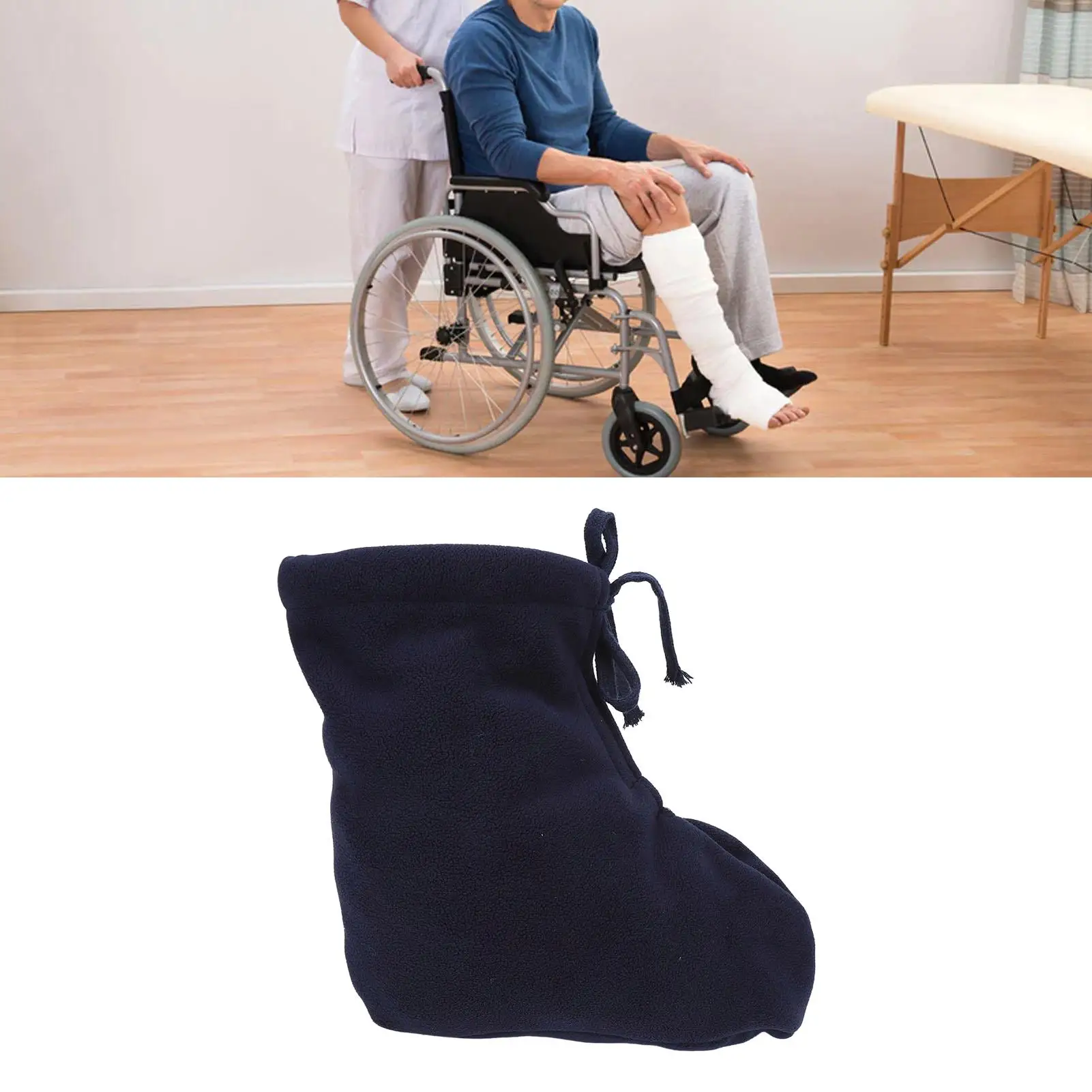 Foot Cast Sock Toe Cover - Portable, Thick, Skin-Friendly - Ideal for home & Hospital Use