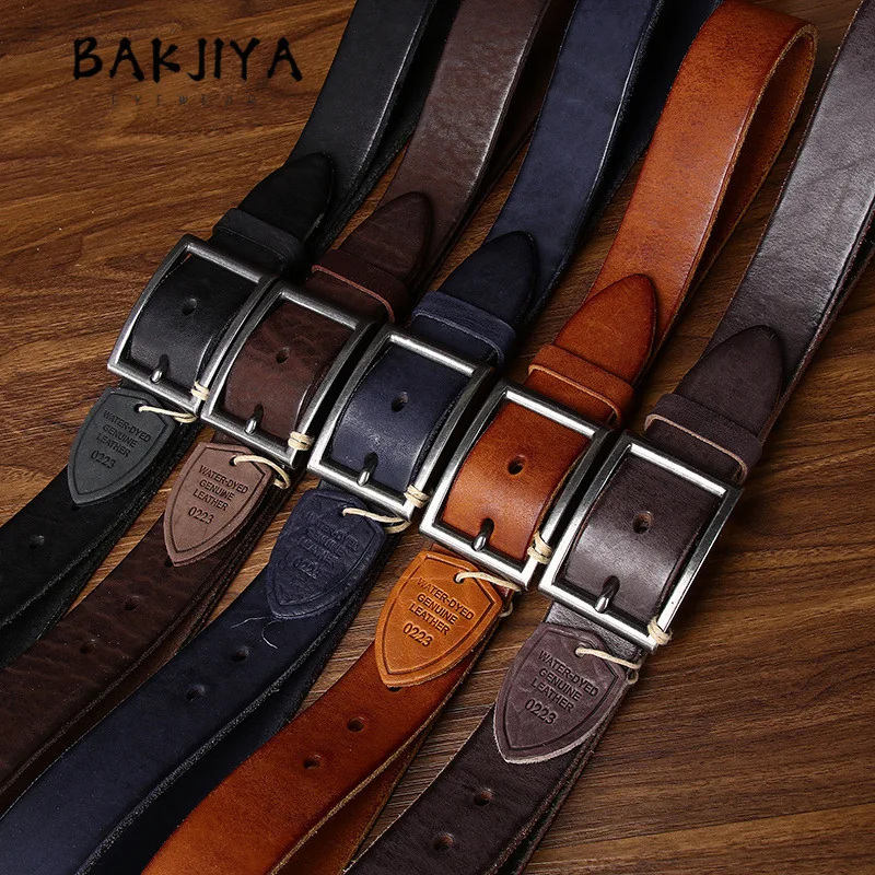 ceinture-vintage-en-cuir-de-vachette-epais-teint-a-l'eau-pour-homme-avec-boucle-ardillon-en-acier-inoxydable-ceinture-decontractee-et-tendance-pour-jeans-et-pantalons-elastiques-38-mm