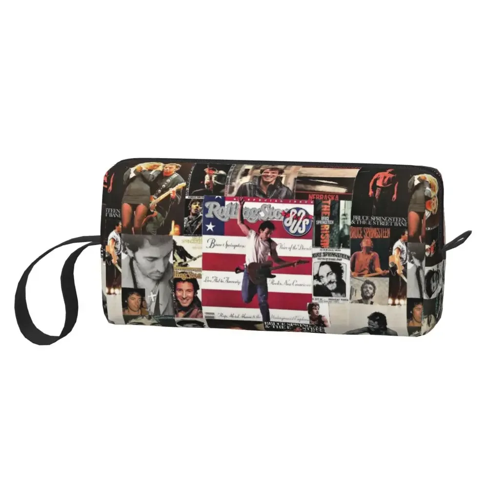 Bruce The E Street Band Springsteen Thunder Road Large Makeup Bag Beauty Pouch Travel Cosmetic Bags Storage Bag for Unisex