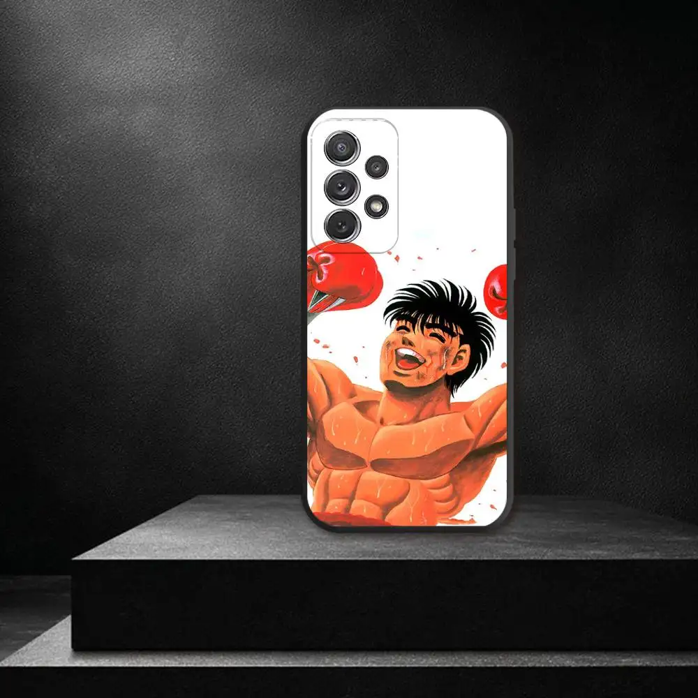 Hajime no I-Ippo Makunouchi Phone Case For Samsung S 25,24,23,22,30,21,10,9,Ultra,Plus,Lite,FE,4,5G Black Soft Case