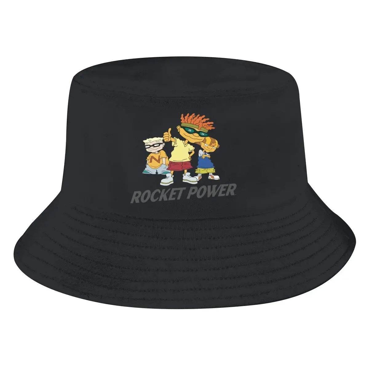 3D-печать Rocket Power Squad Goals, мужская и женская рыбацкая шляпа, уличная шляпа, подарок для пары 3D-печать Rocket Power Squad Goals, мужская и женская рыбацкая шляпа, уличная шляпа, подарок для пары