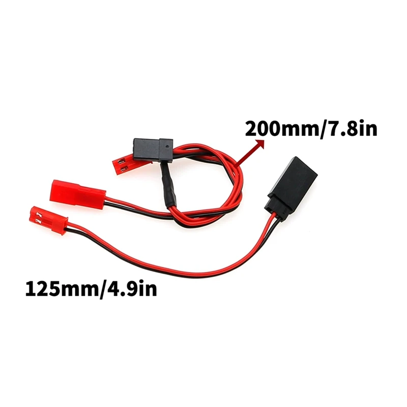 Light 5Mm 6 LED 4 Blue 2 Red 5Mm With Conversion Cable For 1/10 1/8 Axial SCX10 Traxxas TRX4 D90 HSP HPI RC Car