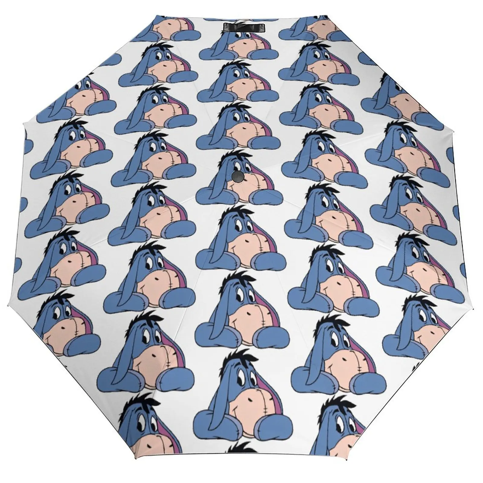 

Portable Umbrella Winnie The Pooh Eeyore UV Resistant Umbrella Women Men 3 Fold Auto Sun Rain Aesthetic Umbrellas