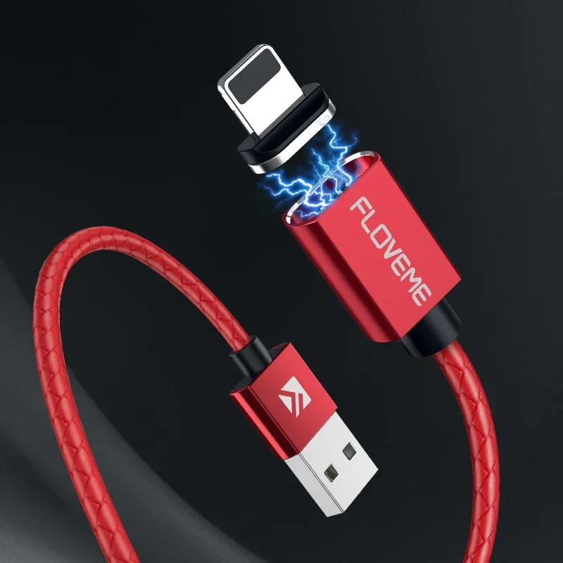 Магнитный кабель FLOVEME Micro USB Type C для 12 кабелей Micro USB 1 м 3A Провод для быстрой зарядки Магнитный зарядный кабель типа C для телефона