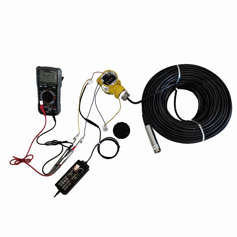 4-20mA RS485 Hydrostatic Submersible Hydraulic Level Gauge with Screen and Explosion-proof Housing for Water Liquid Level