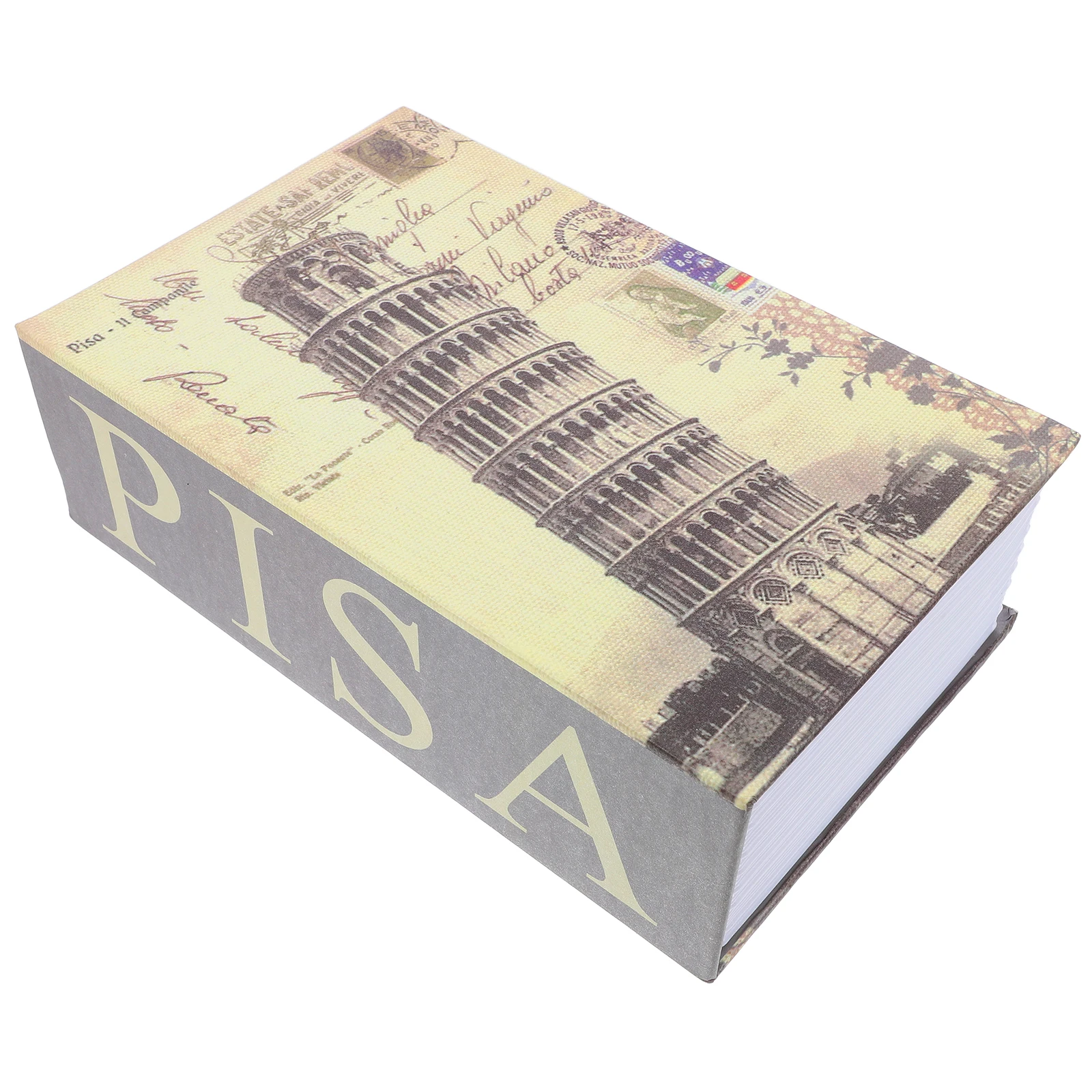 واقعية مع مفتاح قفل صندوق تخزين مخفي للمجوهرات النقدية المال سر مقصورة كتاب ديكور كتاب وهمية