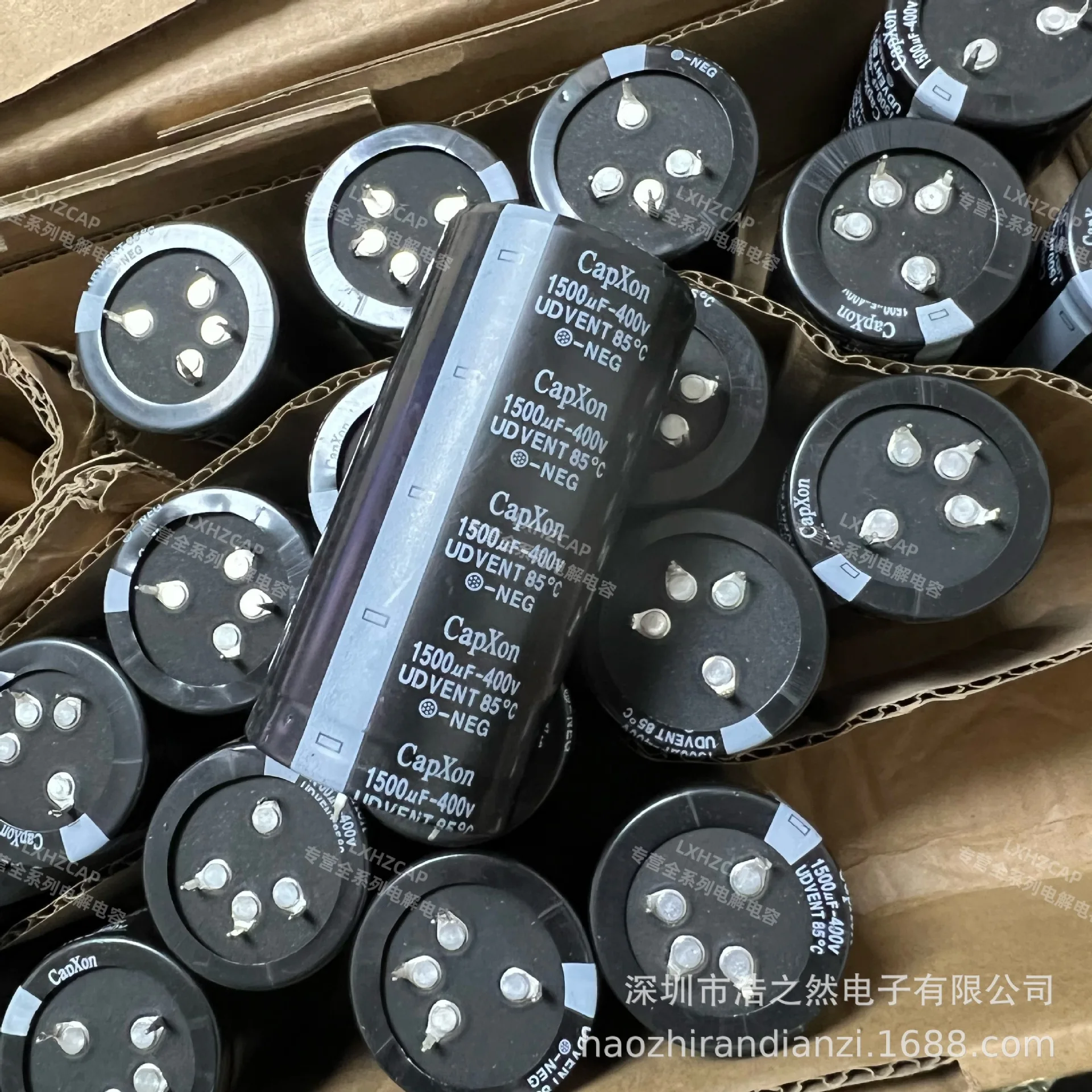 All-new original 400V1500UF 40 * 804 foot Fengbin CAPXON four-foot capacitance 85 degrees spot