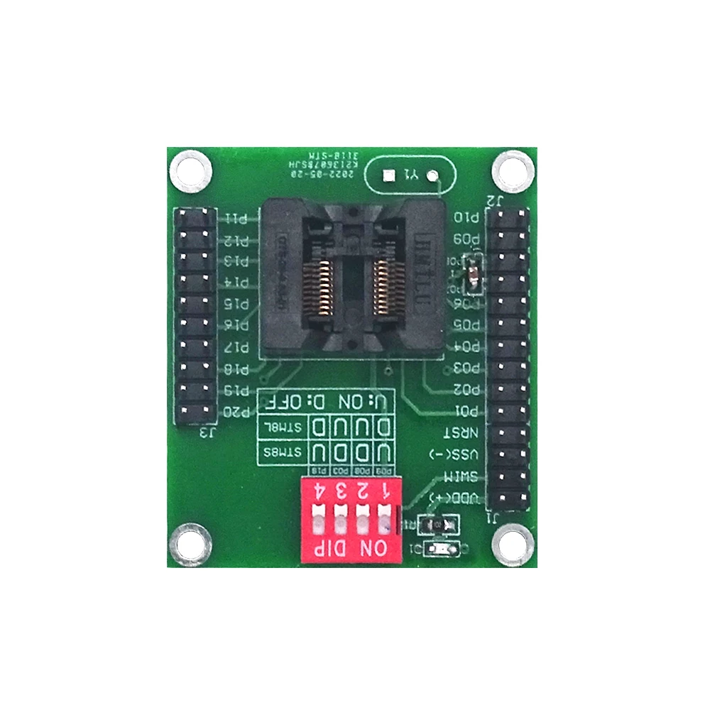 STM8S 8L TSSOP20 burning holder test bench downloader offline programmer seat