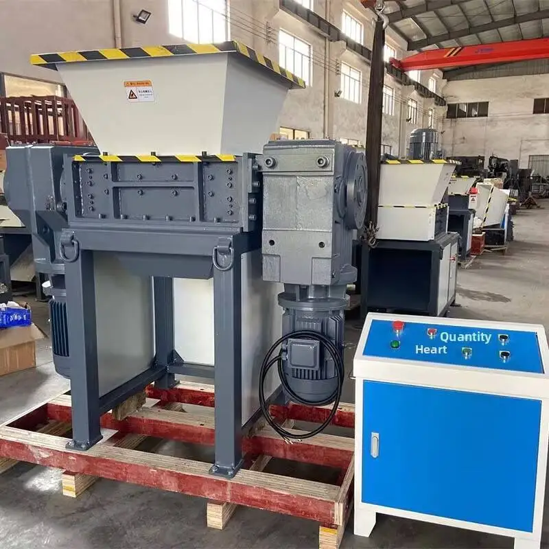 Головка машины Конструкция материалов Двойной вал Пластиковая дробилка для деревянных досок Производитель измельчителей бытовых отходов