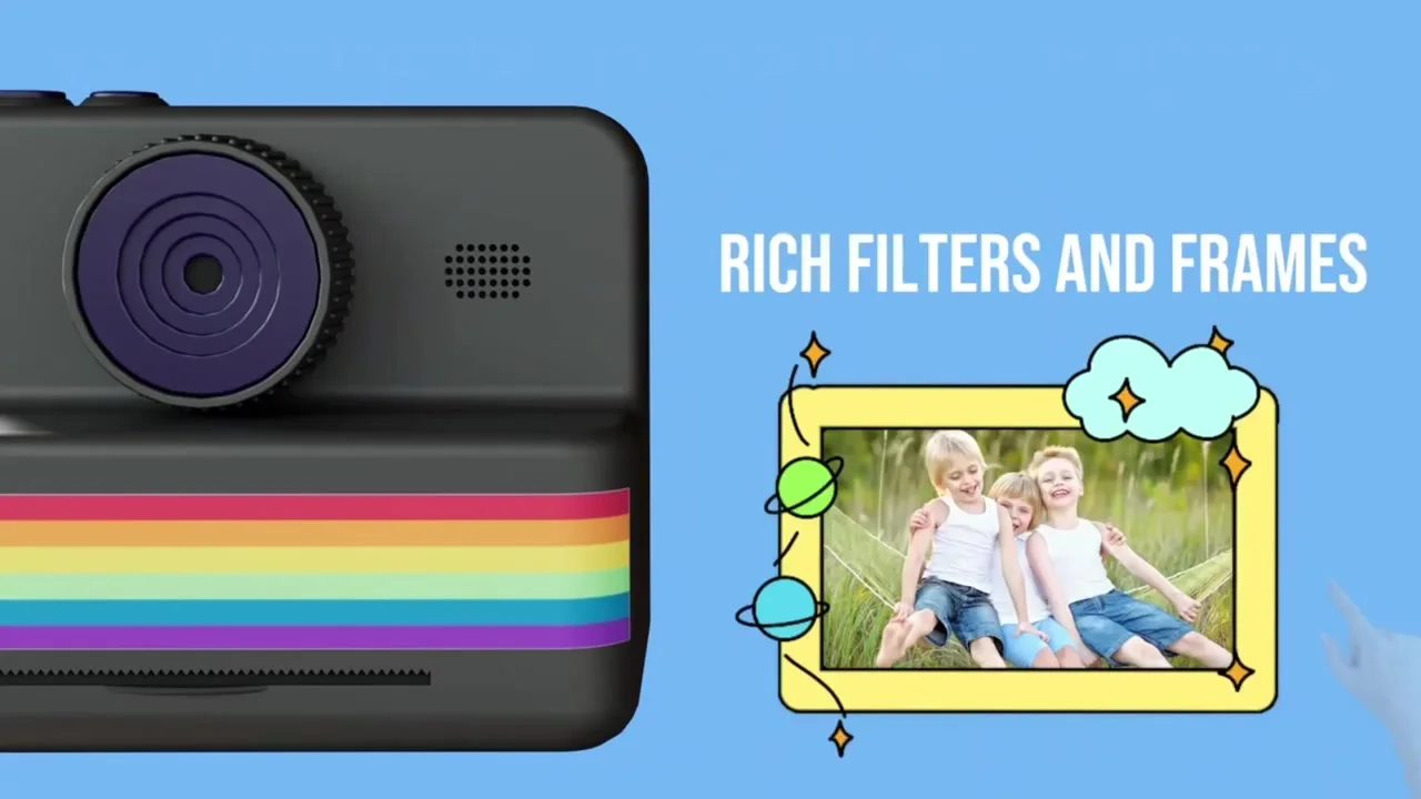 Digital Children Camera For Photography Mini Printer Portable Thermal Instant Print Photo Kids Camera 2.8inch HD Video Toy Gifts