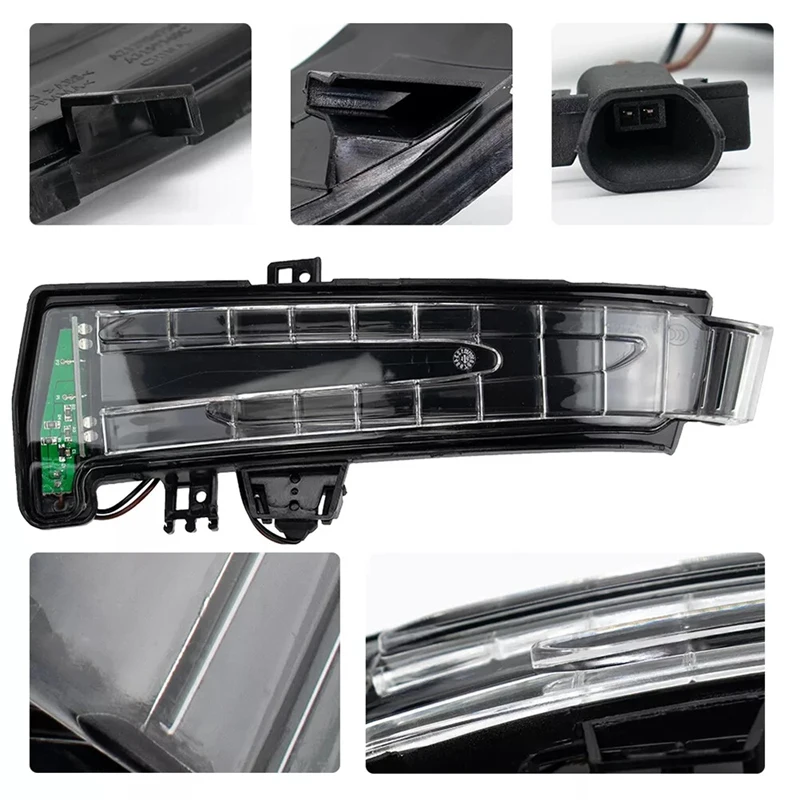 Car Marker Turn Signal LED Light Indicator Side Mirror A2129067401, A2129067501 For Mercedes Benz W204 C204 W212 image 5