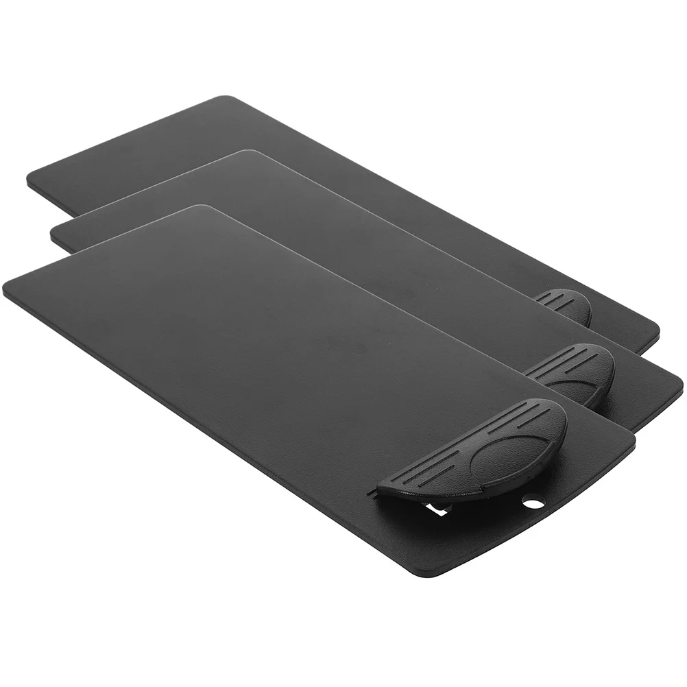 

3pcs Portable File Board Office Clipboard Writing Support For Documents Menus Paper Organizer Multi-Function Clip Board