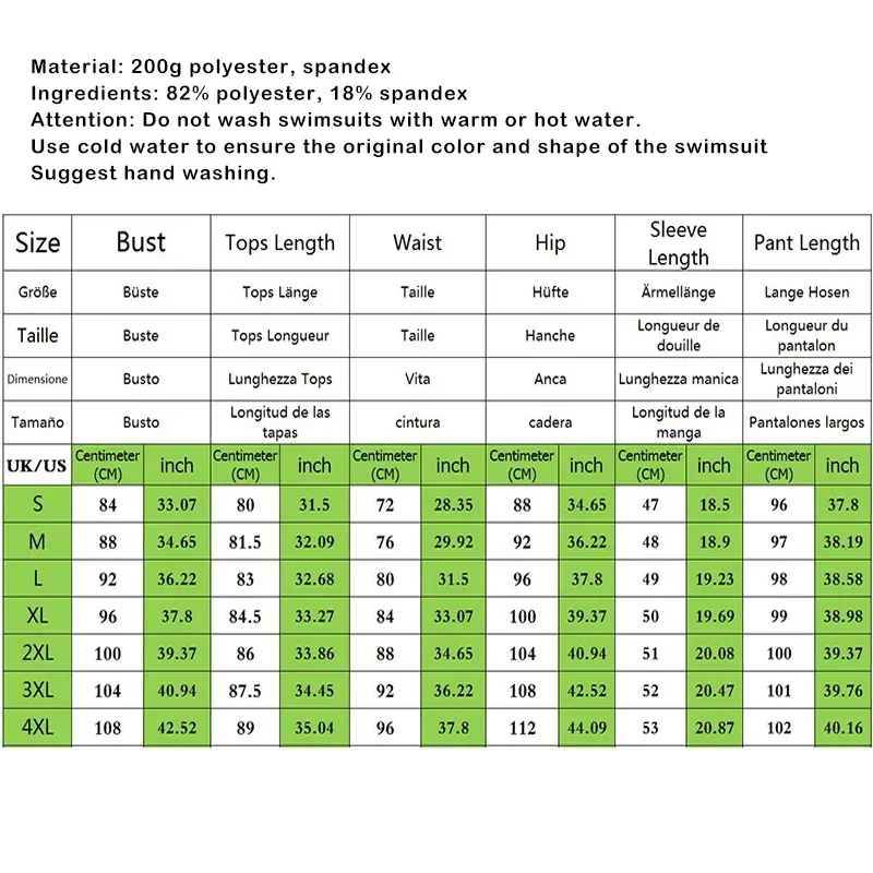 Women\'s Muslim Swimsuit Suit Long Sleeve Pants Clothes Burkini Swimsuit Set Conservative Sportswear Muslim Swimwear