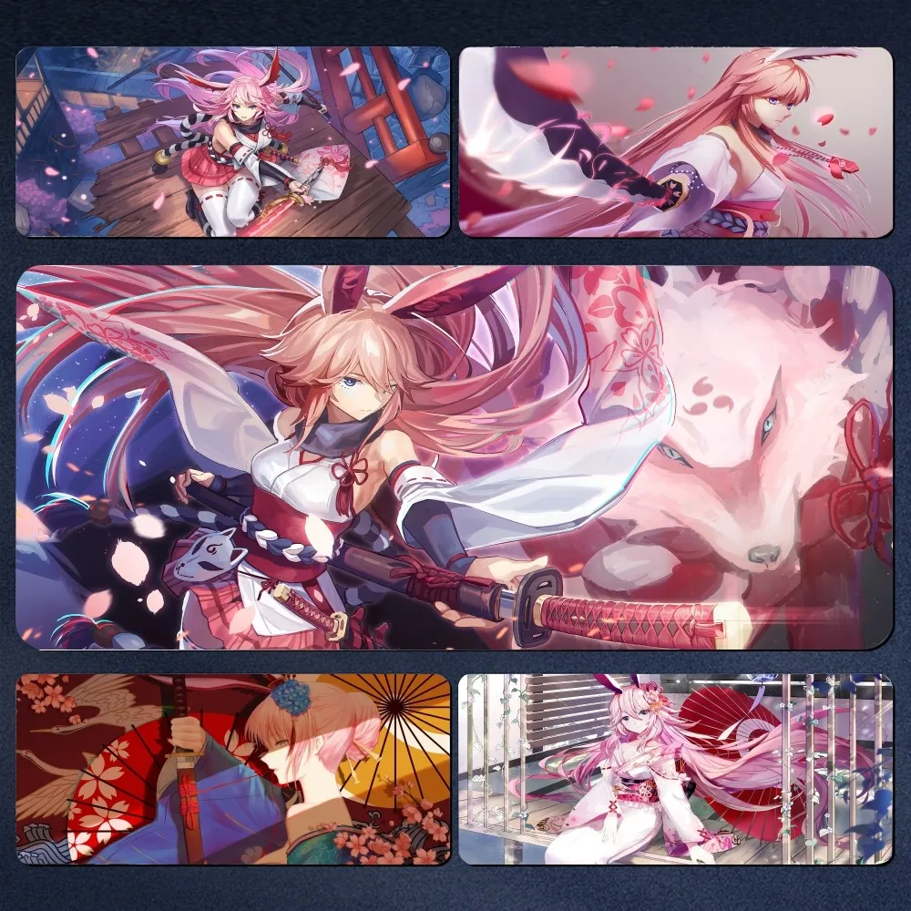 

Yae Sakura Honkai Lmpact 3rd Mousepad Large Gaming Mouse Pad LockEdge Thickened Computer Keyboard Table Desk Mat